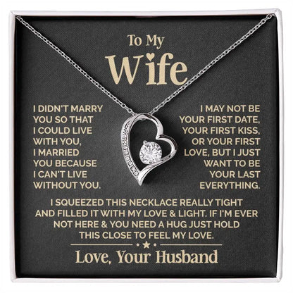 Daughter Necklace| Love You For The Rest Of My Life