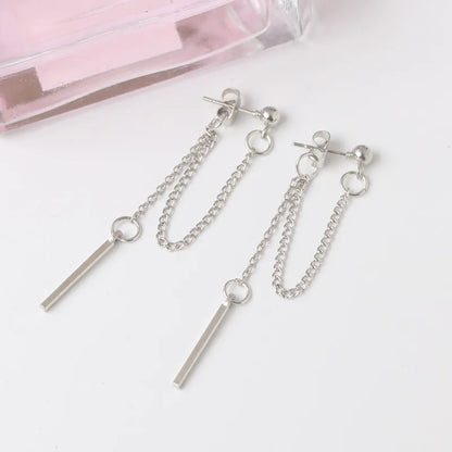 2022 New Trend Simulation Pearl Long Earrings Women's Flower Rhinestone Wedding Pendant Earrings Fashion Korean Jewelry Earrings