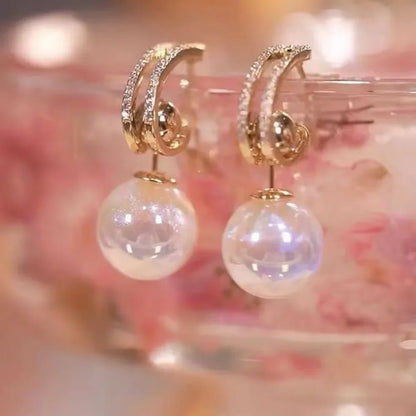 Long Tassel Pearl Earrings