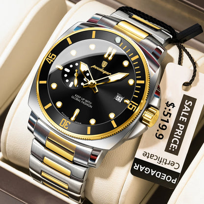 POEDAGAR SportLux® – Men’s Waterproof Quartz Watch