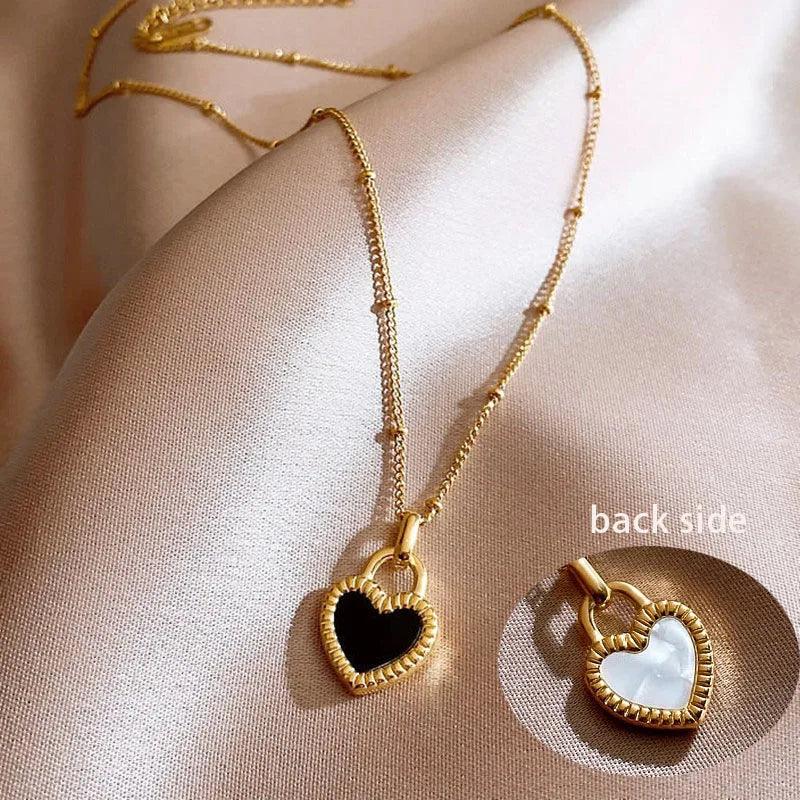 New Wine Red Cherry Gold Colour Pendant Necklace For Women Personality Fashion Necklace Wedding Jewelry Birthday Gifts