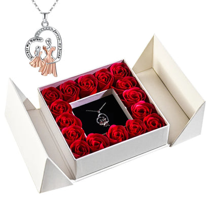 Eternal Rose Necklace & Pendant – A Gift of Timeless Beauty