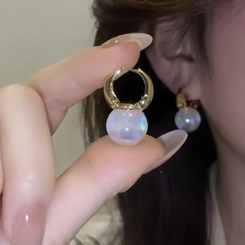 Long Tassel Pearl Earrings