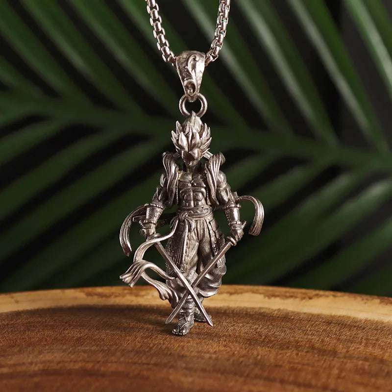Guardian Angel Wings Cross Pendant Necklace