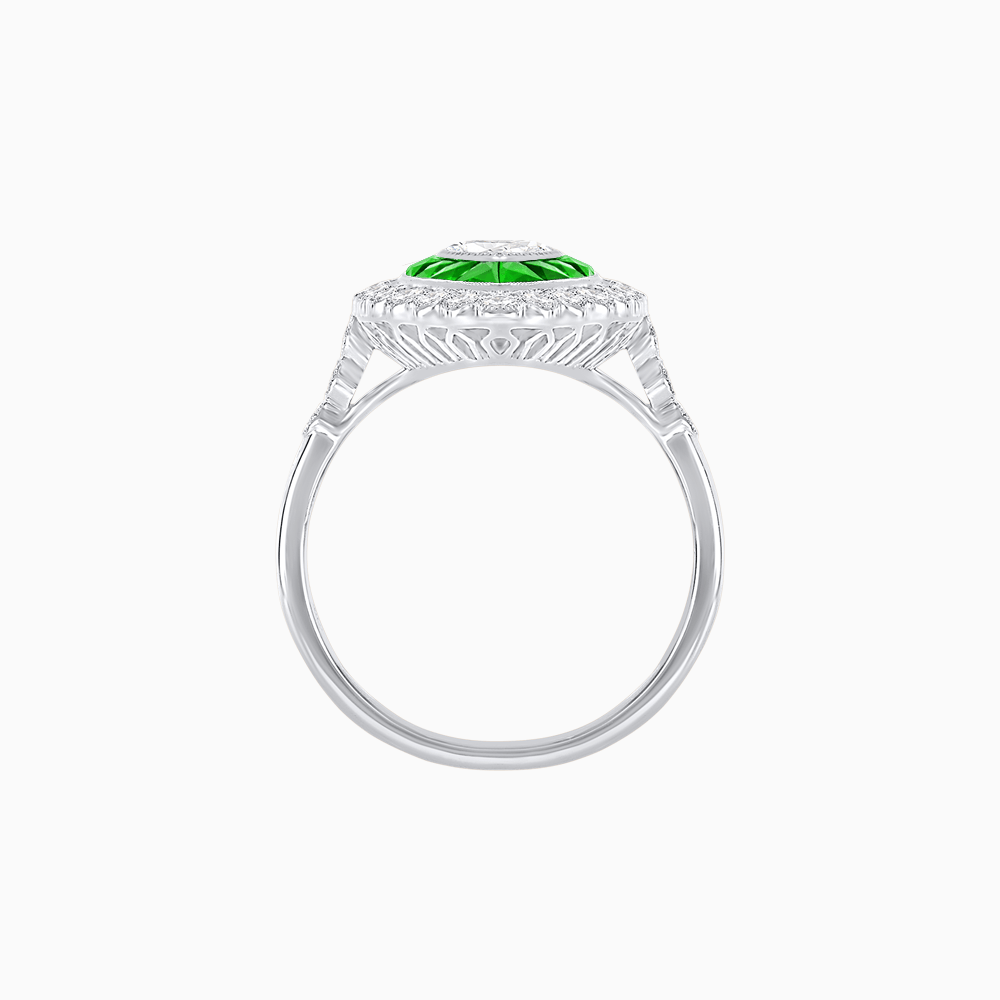 Art Deco Inspired  Marquise Ring