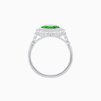 Art Deco Inspired  Marquise Ring