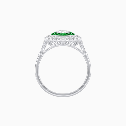 Art Deco Inspired  Marquise Ring