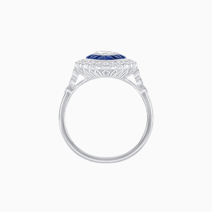 Art Deco Inspired  Marquise Ring