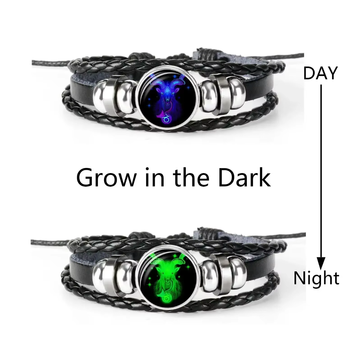 Luminous Constellation Zodiac Charm Bracelets
